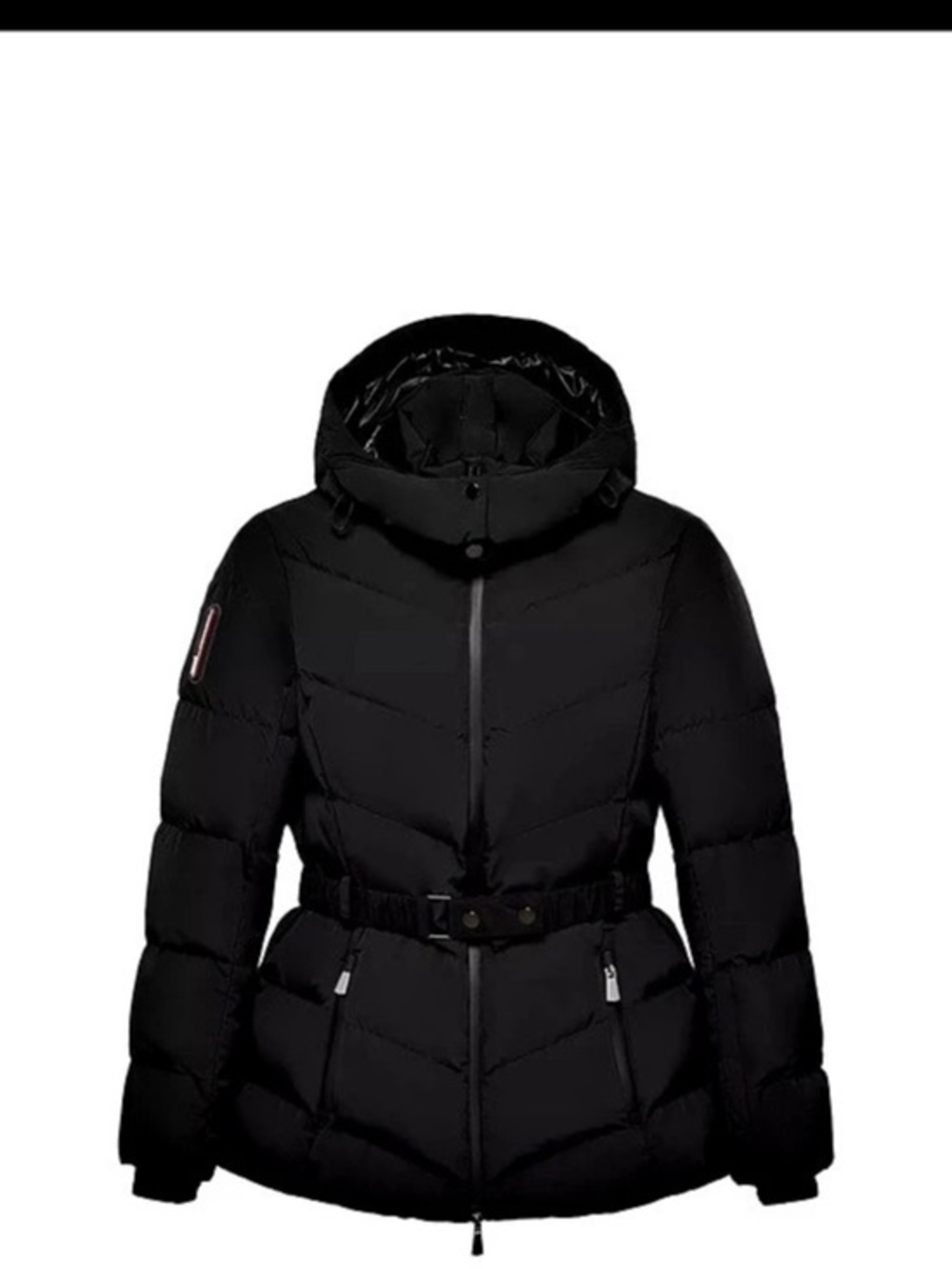 Zara Black Anorak 80% Down 20% Feather Water Resistant Windproof Recco- Small